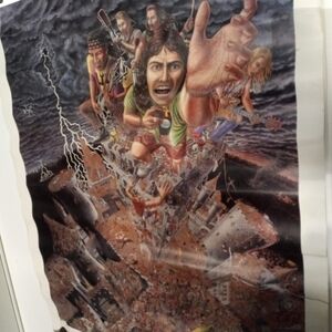 Vibrant Art Poster with Dynamic Characters